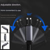 4 in 1 Retractable Charger SKU: 4RC-BLK-CA-ZAM