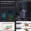 4 in 1 Retractable Charger SKU: 4RC-BLK-CA-ZAM